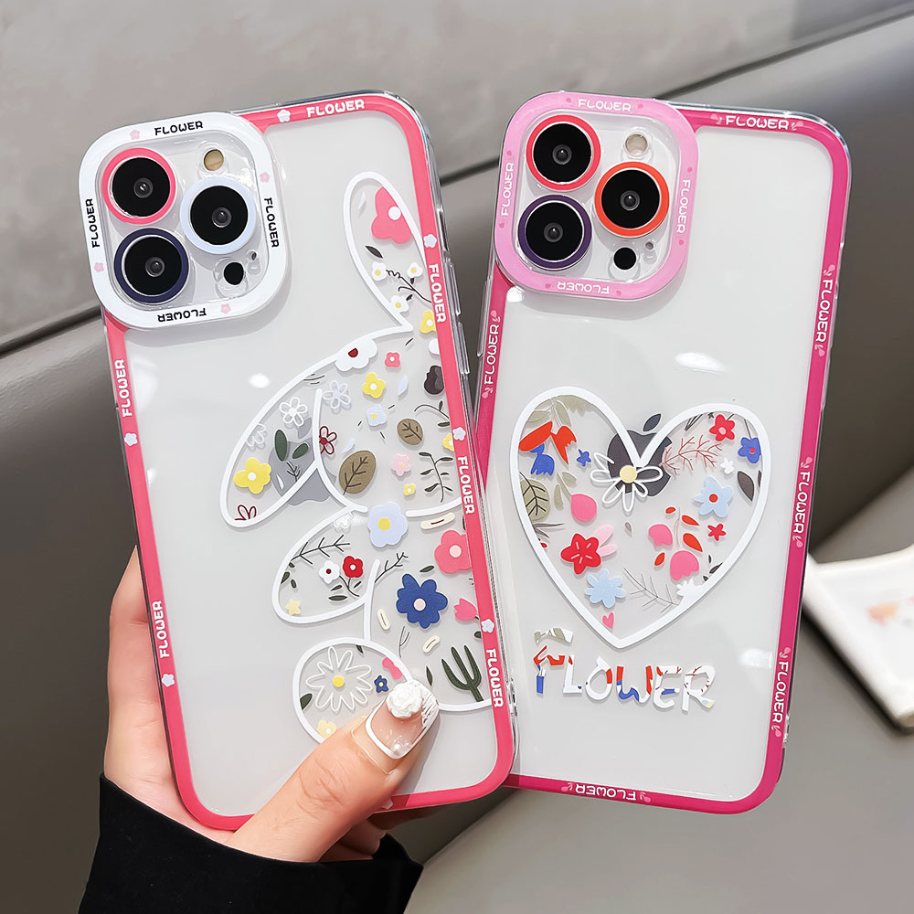 SoCouple Rabbit Love Card Telefone Caso para Huawei P30 P50 P20 P40 P60 Pro Lite Honor 70 90 50 20 X8 Nova 9 5t 8 Mate 60 Capa