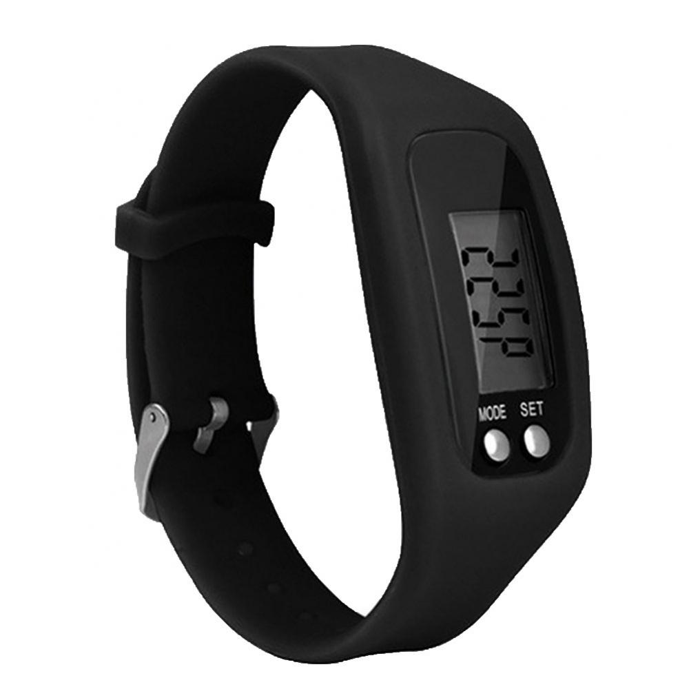 Sport Running Siliconed Podomètre Calorie Counter Digital Watch Watch Bracelet