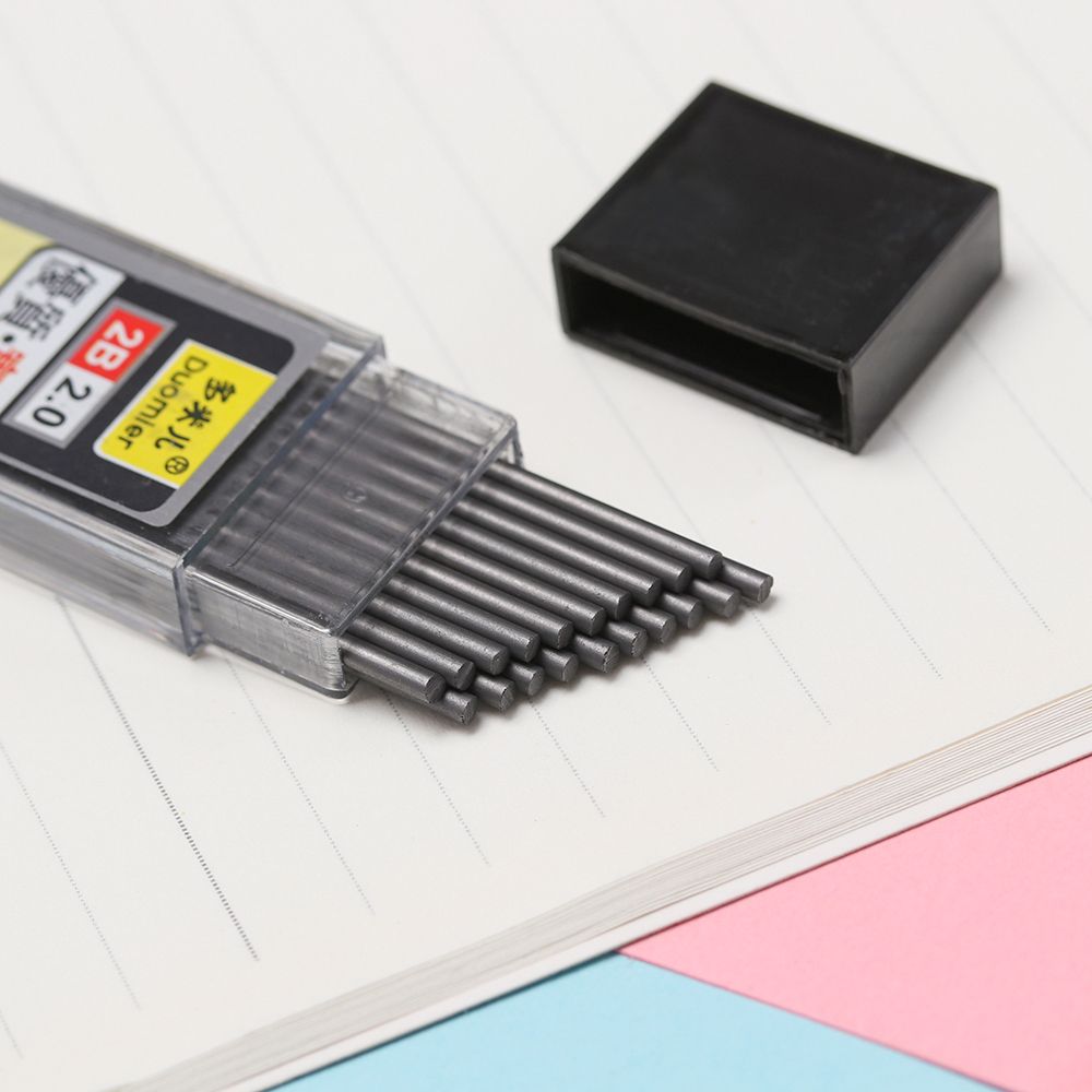 20/40// BOX 20 mm Recharge de crayon automatique Graphite Lead Mechanical Remplacement du crayon 2B REFILLLE DE CUR DU CUR DES FILD 2B ÉPARTE