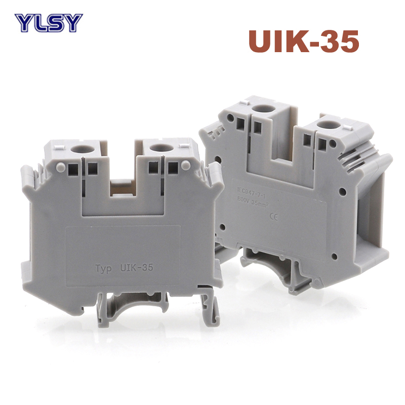 Din Rail Vidal Blocchi a vite universali UIK-35 UK-35N Morsettiera Terminali elettrici Connettore Blocco Brass Bornier Bornier