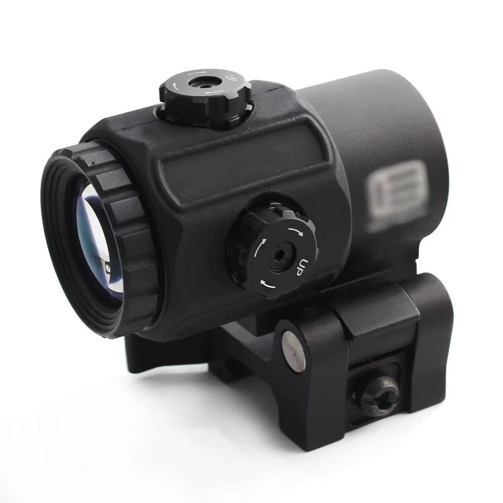 Tactical G33 G43 3x Magnifier Scope Sight with Switch To Side STS QD Mount Fit for 20mm Picatinny Rail Rifle GunSight