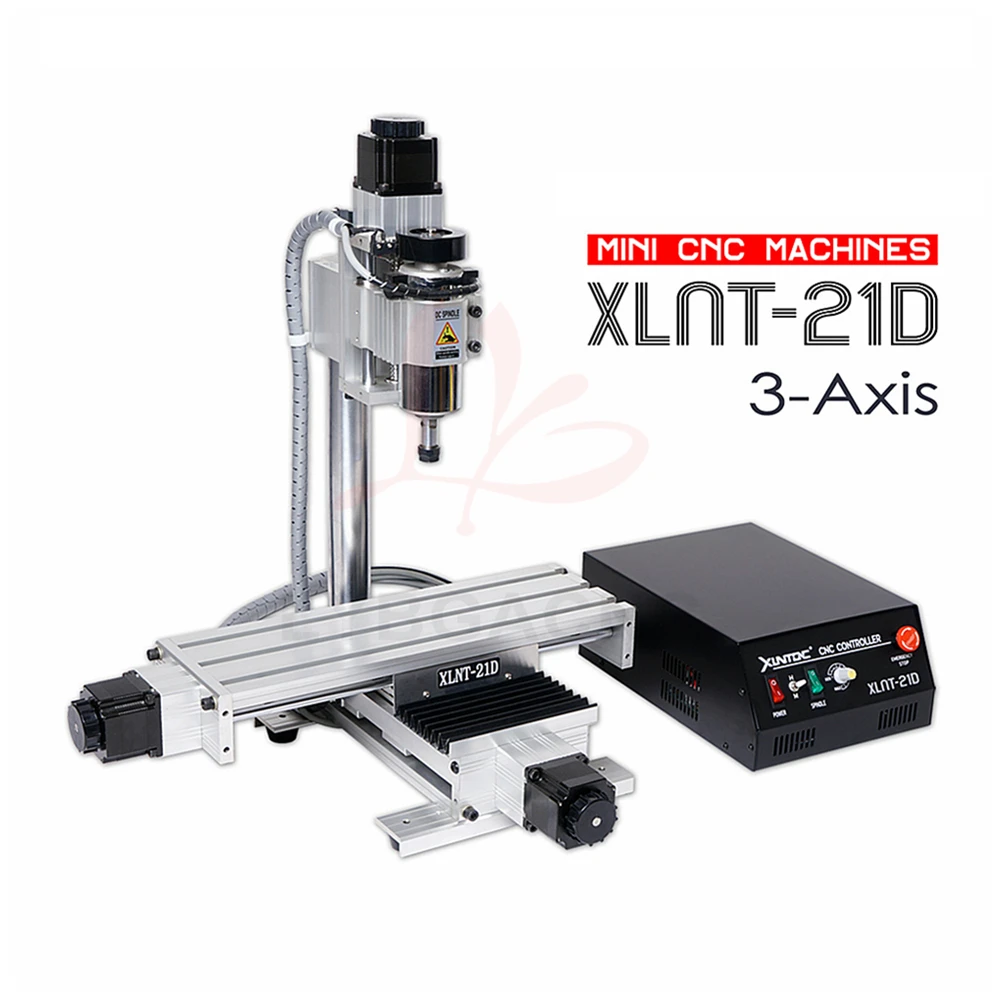 New XLNT-21D نقش الحفر والطحن آلة USB LYBGA CNC WOOD ENGRAVER