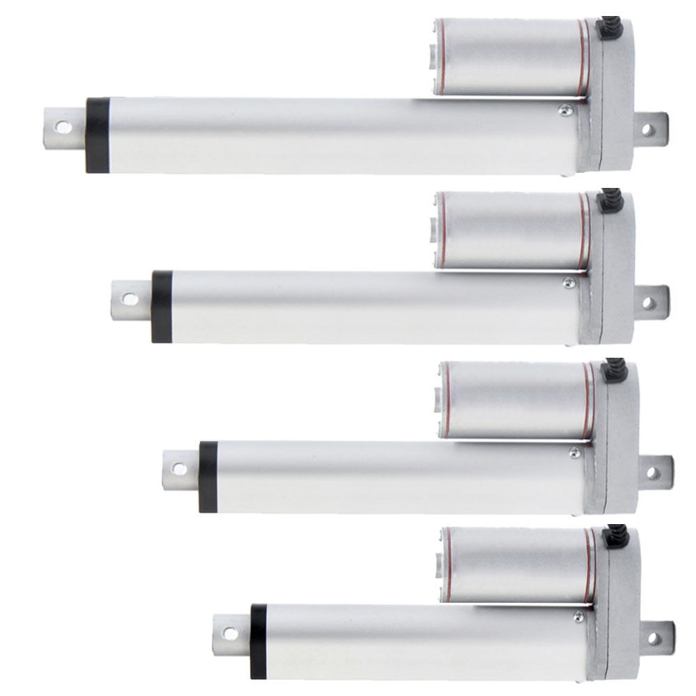 Electric Linear Actuator Speed 150mm/s 100/200/300/500/600/700/800/900/1000 mm Stroke Linear Motor dc 12V24V Thrust 60N