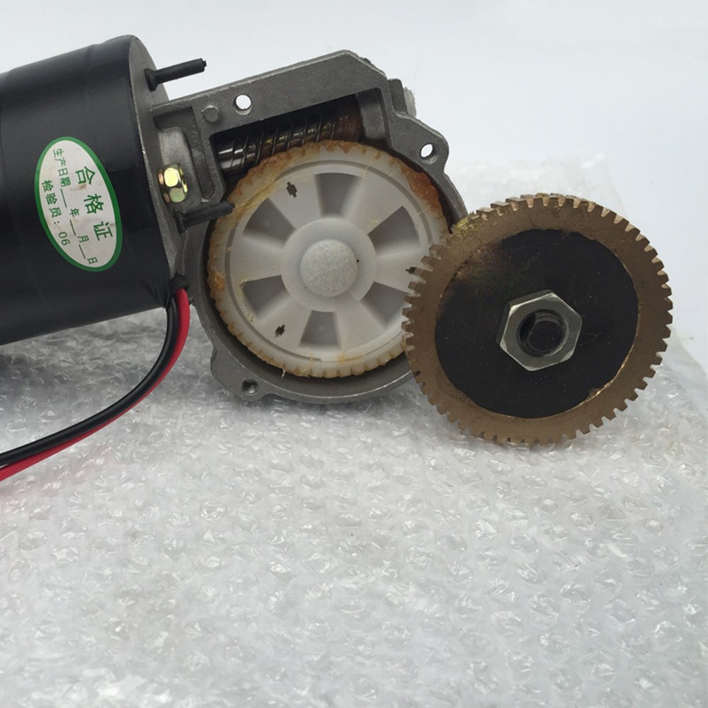 Motor Worm Locking 12V/24 DC Motor10-70rpm 60W Turbina de cobre Turbina Lavagem de caça-chave do slot para 60kgs Peso