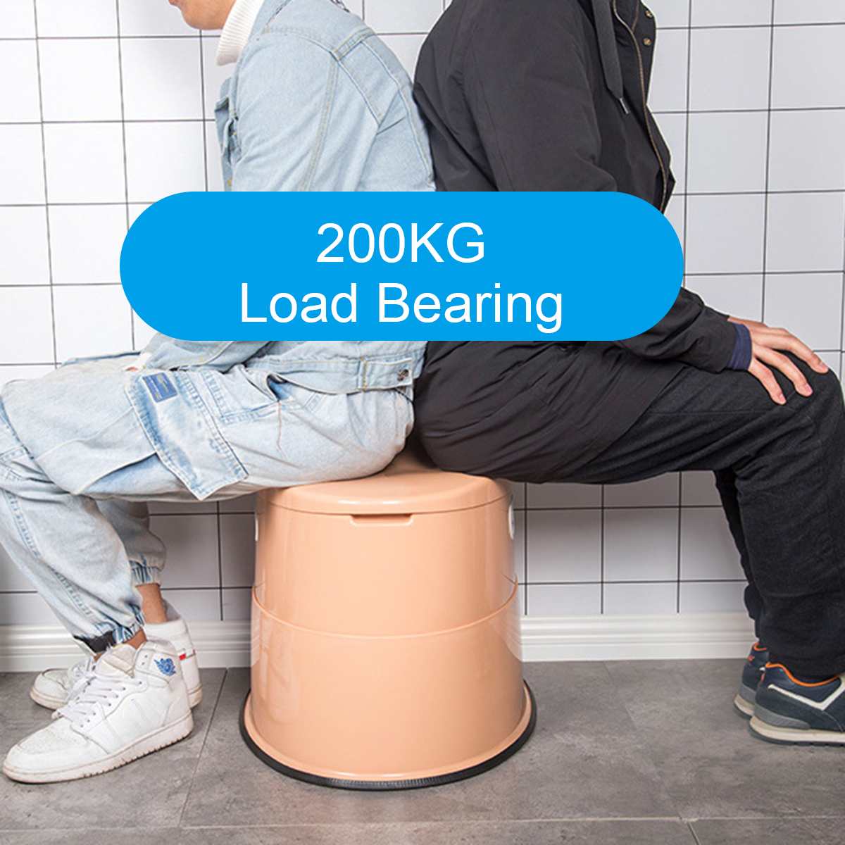 Portable Toilet Squatting Elderly Toilet Stool/Pregnant or Disabled Movable Toilet/ Potty for the Elderly Travel Outdoor Camping