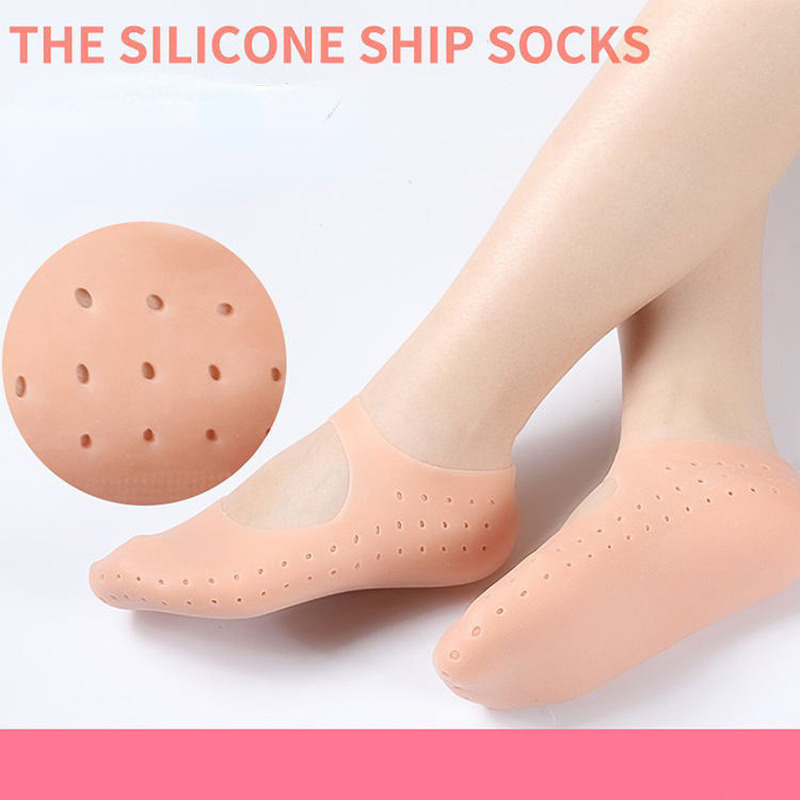 SILICONE SOCKS for Foot Care Protector ترطيب سفينة ناع