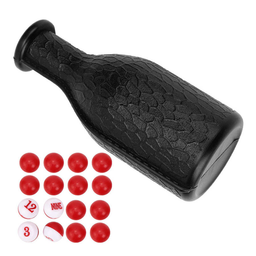 Billiard Shaker Bottle Bottle Byliard Game Bool Shaker Bottle с 16 пронумерованными кубиками в кубиках бильярдные аксессуары