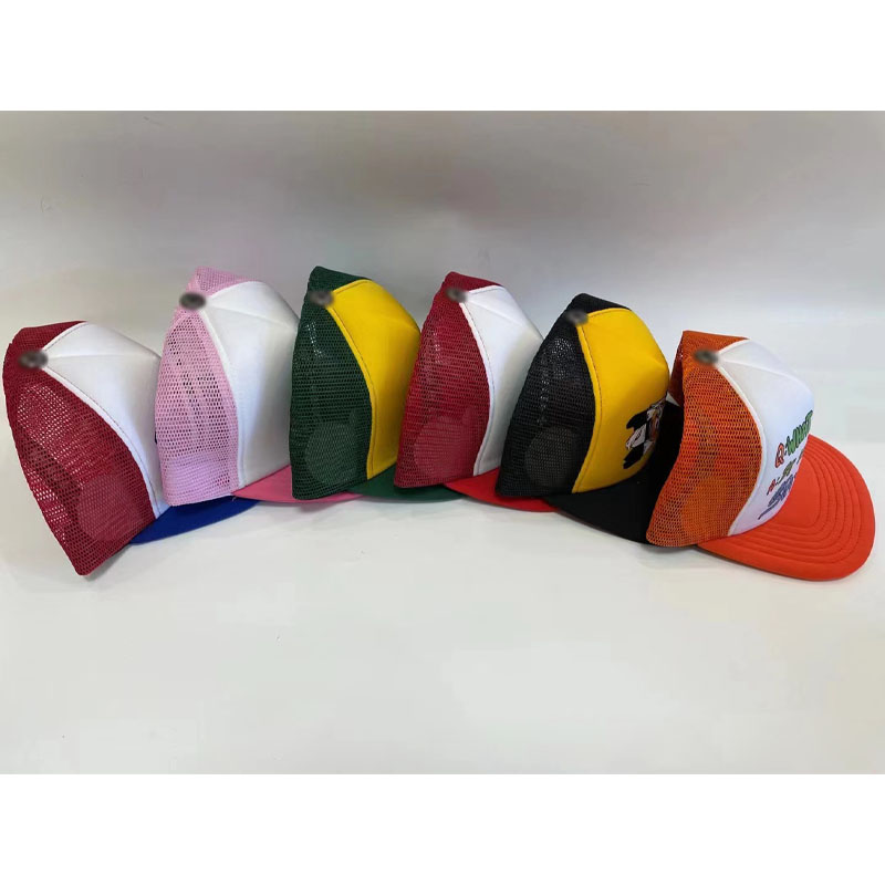 Mode gedruckte Baseballkappe atmungsaktives Mesh Casquette Sun Protection Trucker Hüte Künstler Mode Drucke Outdoor Designer Hut