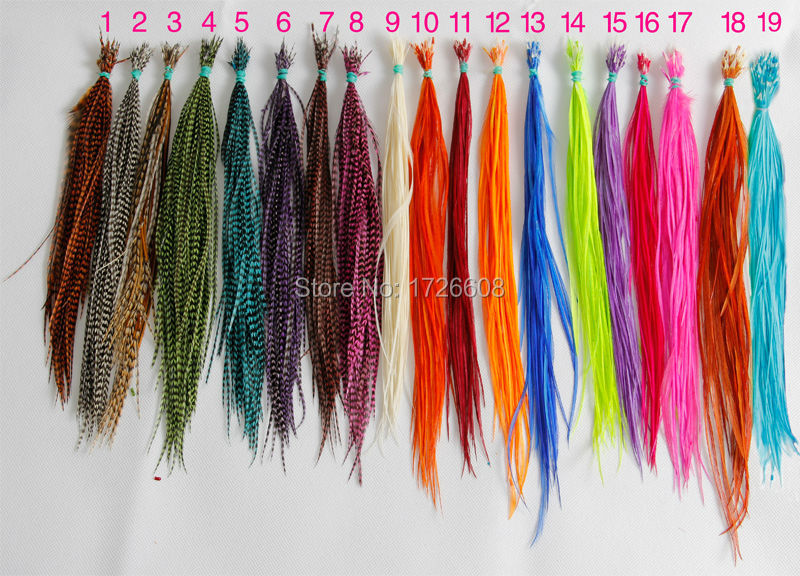 Feathers Whiting Black&White Colorful Grizzly Rooster Saddle Presized Dry Fly Saddle Hackles Long Fly Tying Feathers