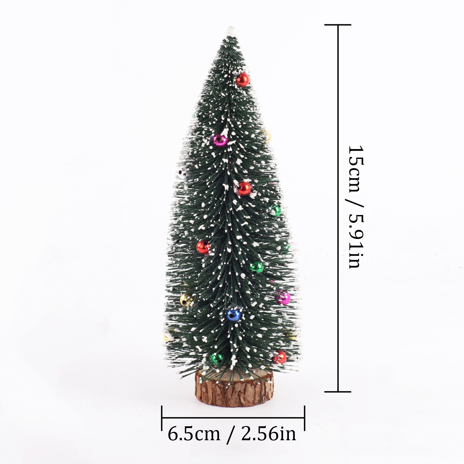 Mini kawaii piccolo albero di Natale decorato pino di cedro su sisal seta blu-verde oro in argento e mini albero di Natale rosso ornamenti di alberi di Natale