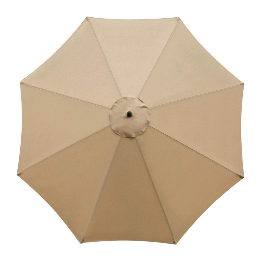 Multi -Farben Regenfisch Stoff Polyester Ersatzabdeckung Parasol Baldachin Sonne Regenschirm Kühl für die Patio Haushalt im Freien