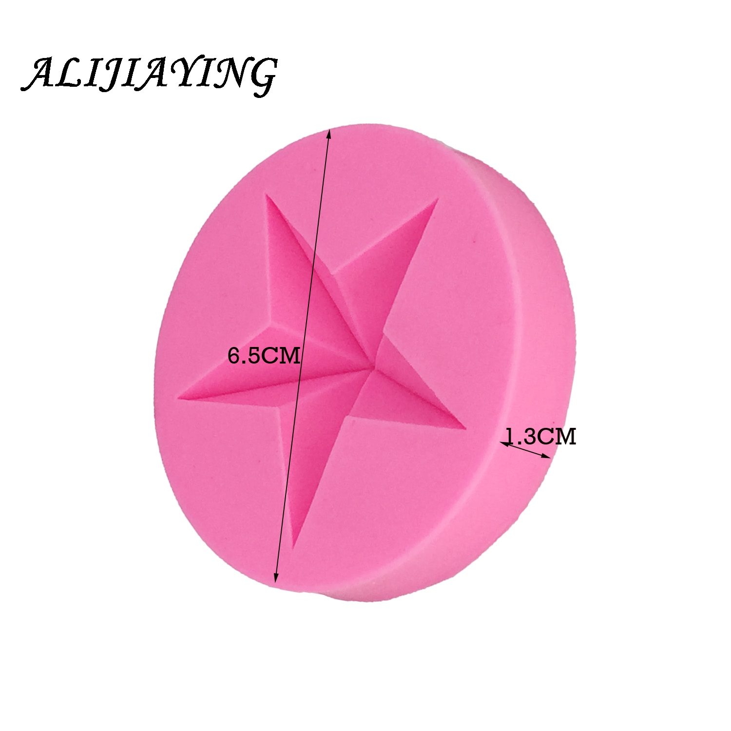 Star shape Silicone Fondant Molds Baby birthday Holiday party Cake Decorating Tools Chocolate Moulds articles D0962