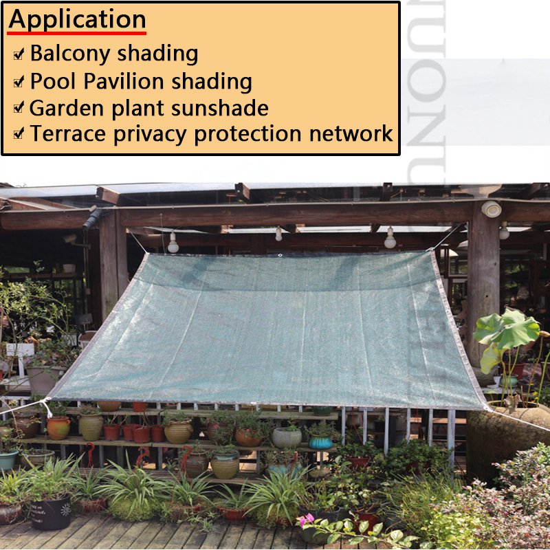 50~70% Shade New HDPE Anti-UV Garden Succulent Plants Shading Nets Sunshade Sails Balcony Flower Sunscreen Net