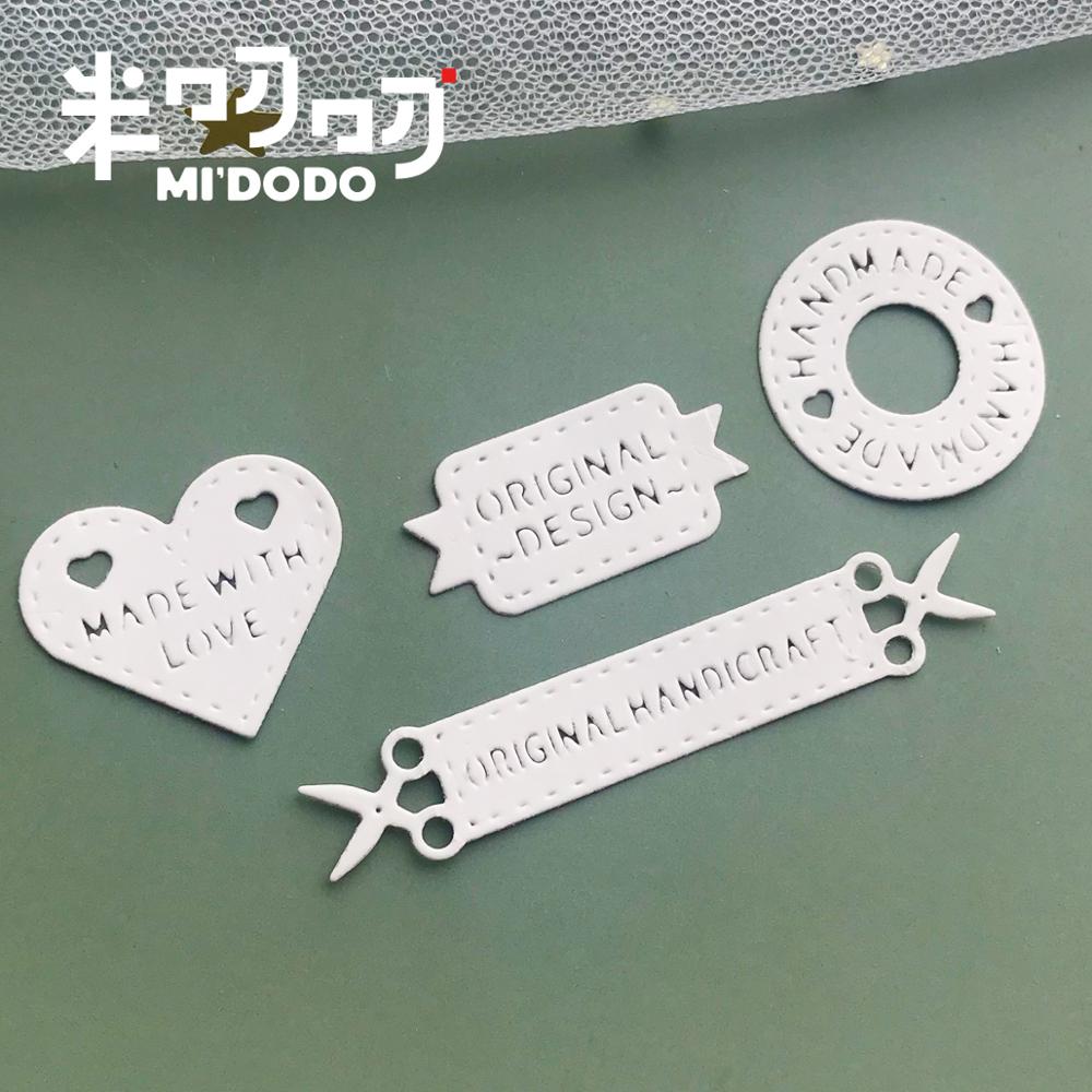 Handgemaakte Mark Lable Metal Cutting sterft 2020 voor scrapbooking DIY Paper/Photo Cards Midodo Nieuw design sterft