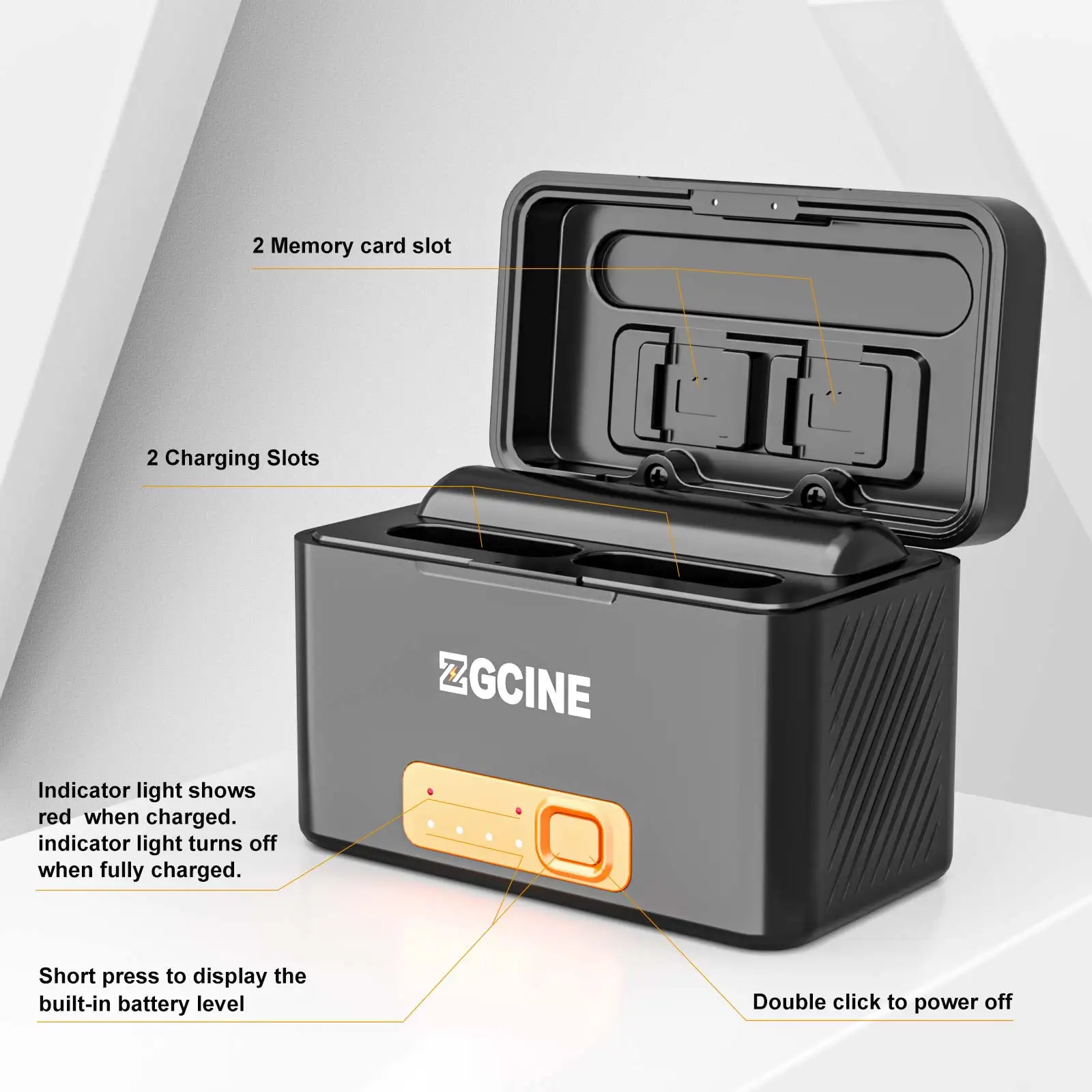 Kameras Zgcine Mini -Batterie -Ladekasten mit Batterien für Sony NPBX1 BX1 Kamera Batterieladung für RX1 RX100 M3 M2 RX1R 5600MAH