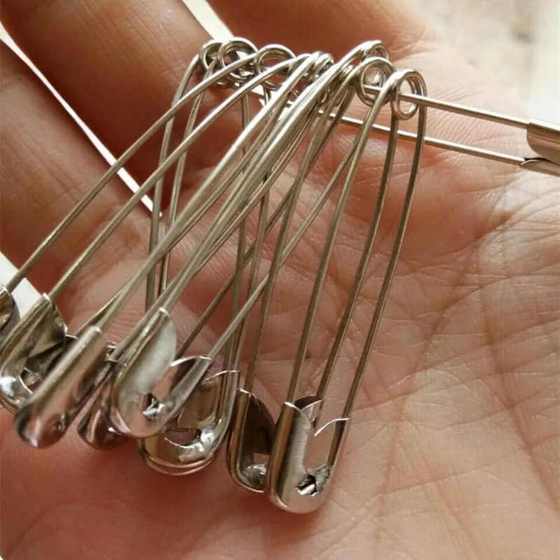 Child Safety Pin Simple Insurance Brooch Closed Pin Paper Clip Clothes Tag Pins Sewing Tools Small Safety Paper Clip