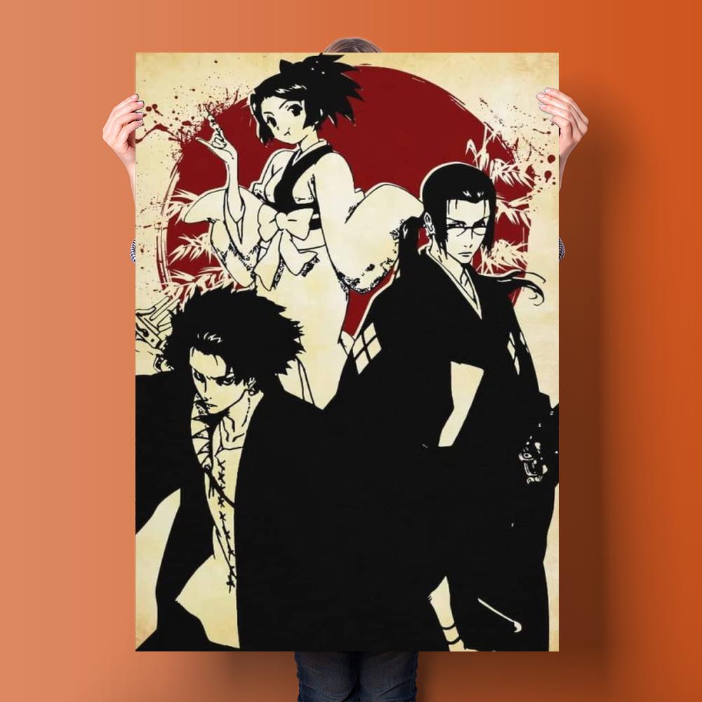 Lupine Anime Samurai плакат декоративная живопись Canvas 24x36 плакат стена искусство гостиная плакаты для спальни живопись