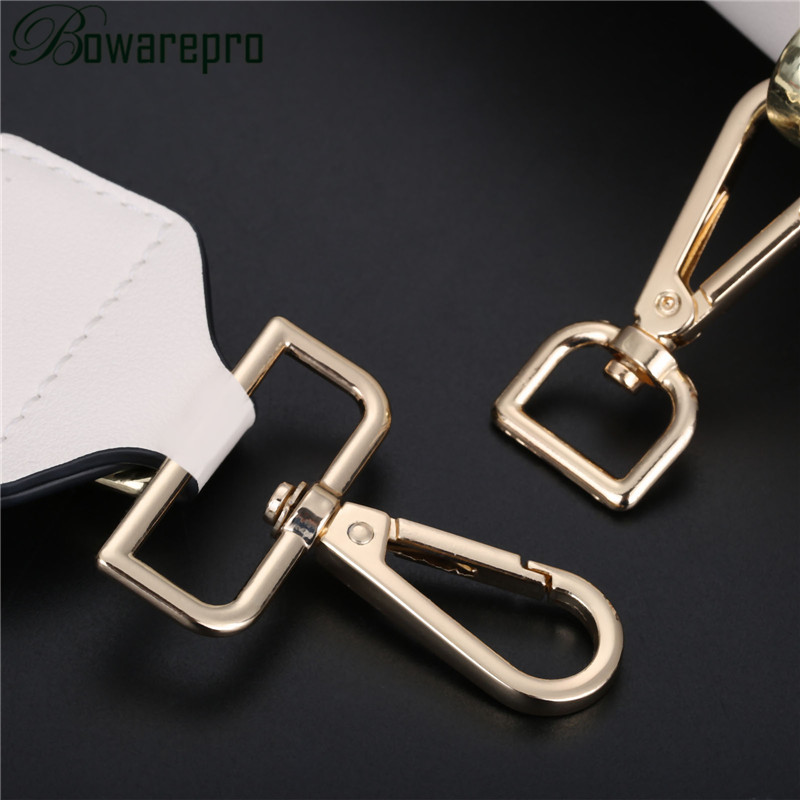 BowArepr 16/38mm lederen tas handtas portemonnee schouderband riem gespiepen clip trigger buckle sleutelhanger sleutelring hondenketen kraag snap