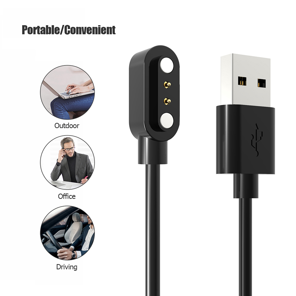 Câble de chargeur USB magnétique pour IP68 / SW021 / SW025 / SW01 / SW023 / ID205U / UMIDIGI UWATCH 3 Sport