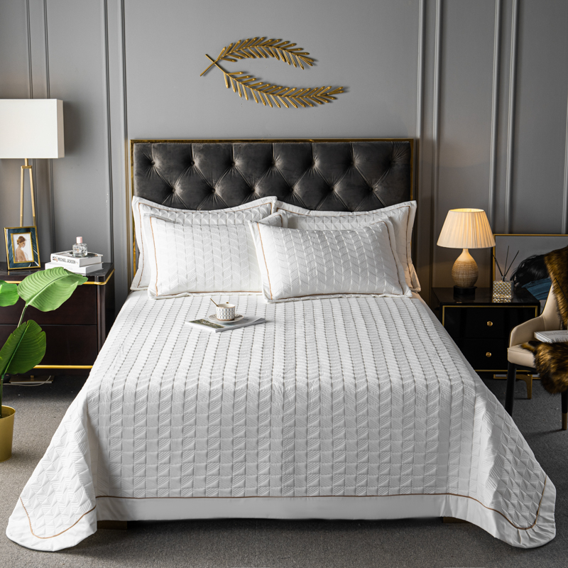Europejska prostota stała kolorowy łóżko kołdry kołdry poduszki poduszki przypominające Rzuty kocowe kratę okładki koce#/l