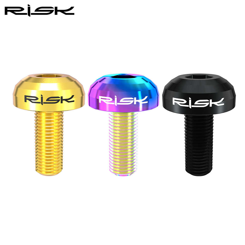 RISK Bike Bottle Holder Screw M5x12mm Bicycle Water Bottle Cage Screws MTB Road Bike Accessories Holder Bracket Fixed Bolts