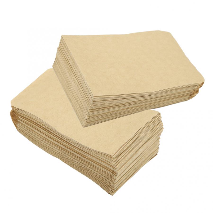 100 pezzi di carta da 100 pezzi Sacchi di carta mais Semi di riso grano confezionando Borse Potenti involucro Borse Kraft Braft Semi di carta Kraft Protezione