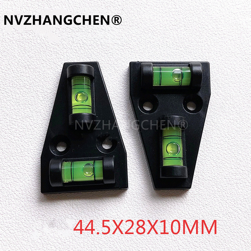 44.5*28*10mm Mini T-type Spirit Level Bubble Triangle Level Laser Level Bubble Measuring Kit for Diy Vertical Horizontal