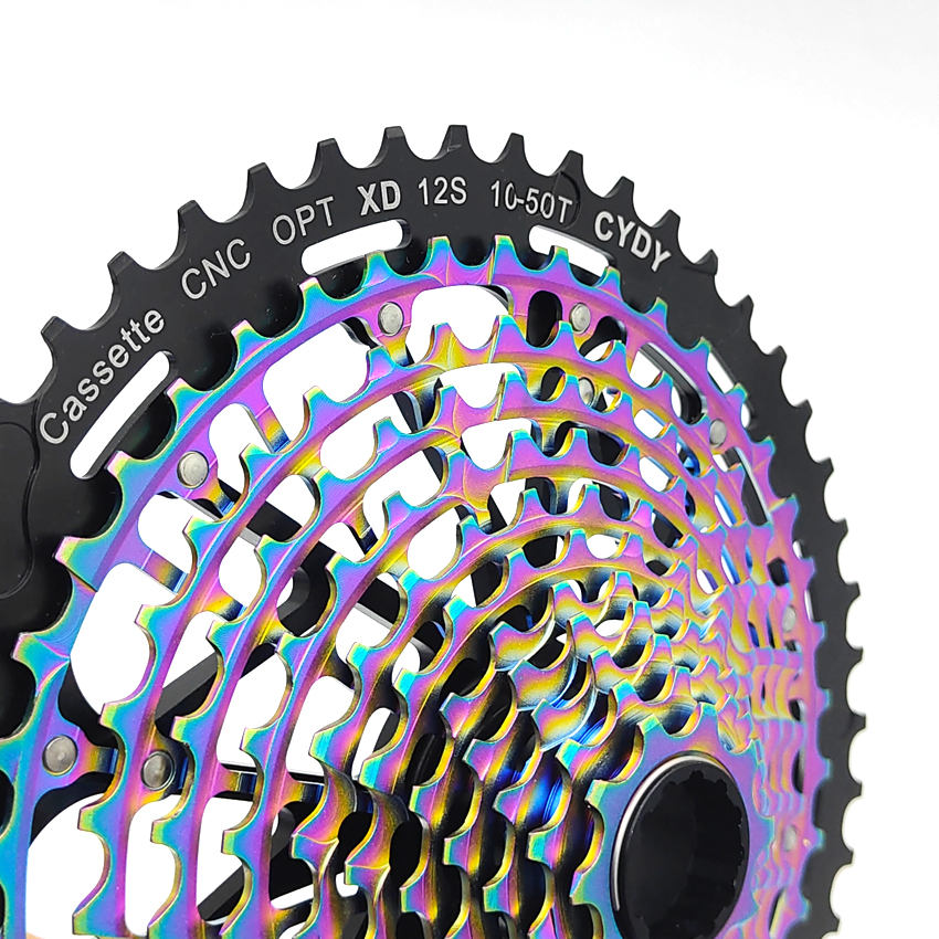 Cydy Bike Freewheel Cassette XD 12S 10-50T / 10-52T SRAM XD Cassette 12 vitesses Freewheel MTB BICYLE CNC CNC Super Light 371G