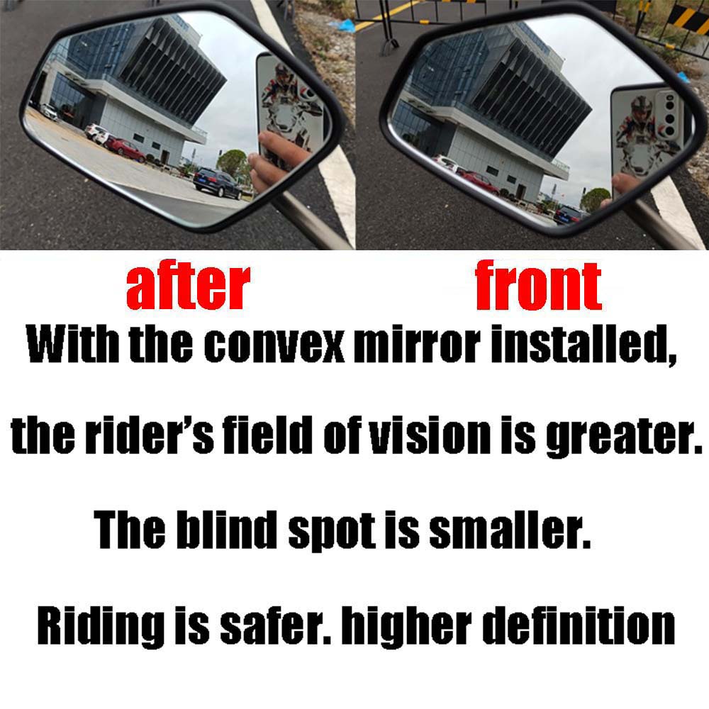 For Zontes R310 T310 310 T R ZT310R ZT310T 310T Accessories Convex Mirror Increase Rearview Mirrors Side Rear Mirror View Vision