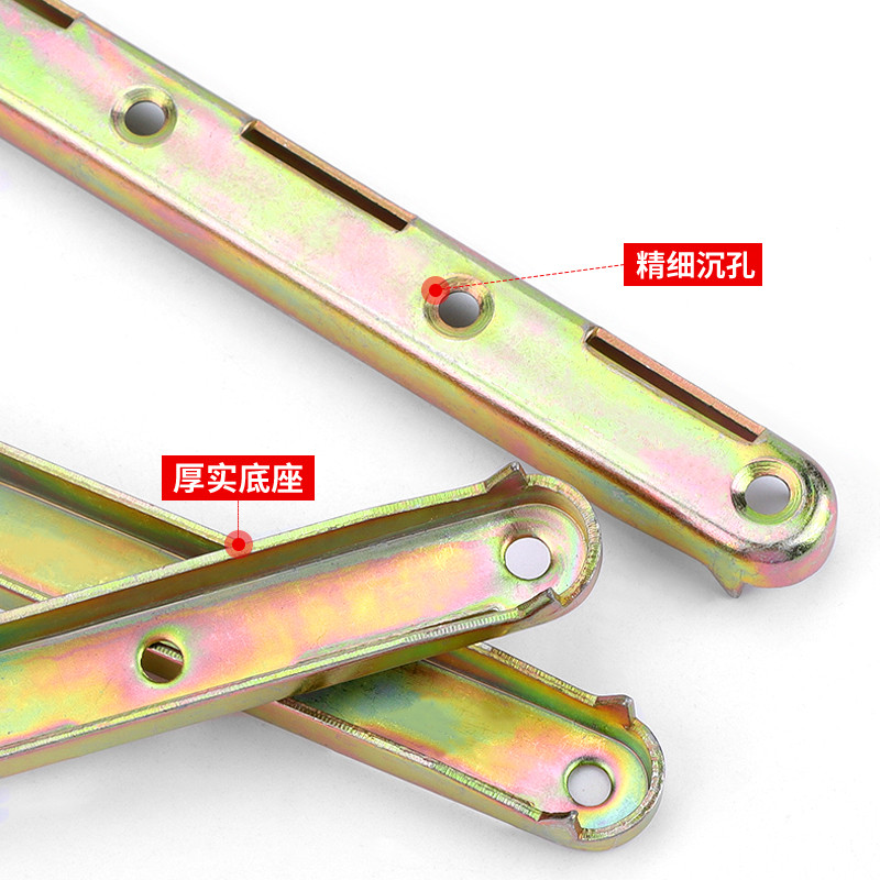 6/8 inch Metal Bed Bracket Hinge Fastener Bed Rail Brackets Furniture Connector for Bed Fixed Corner Hardware Accessories