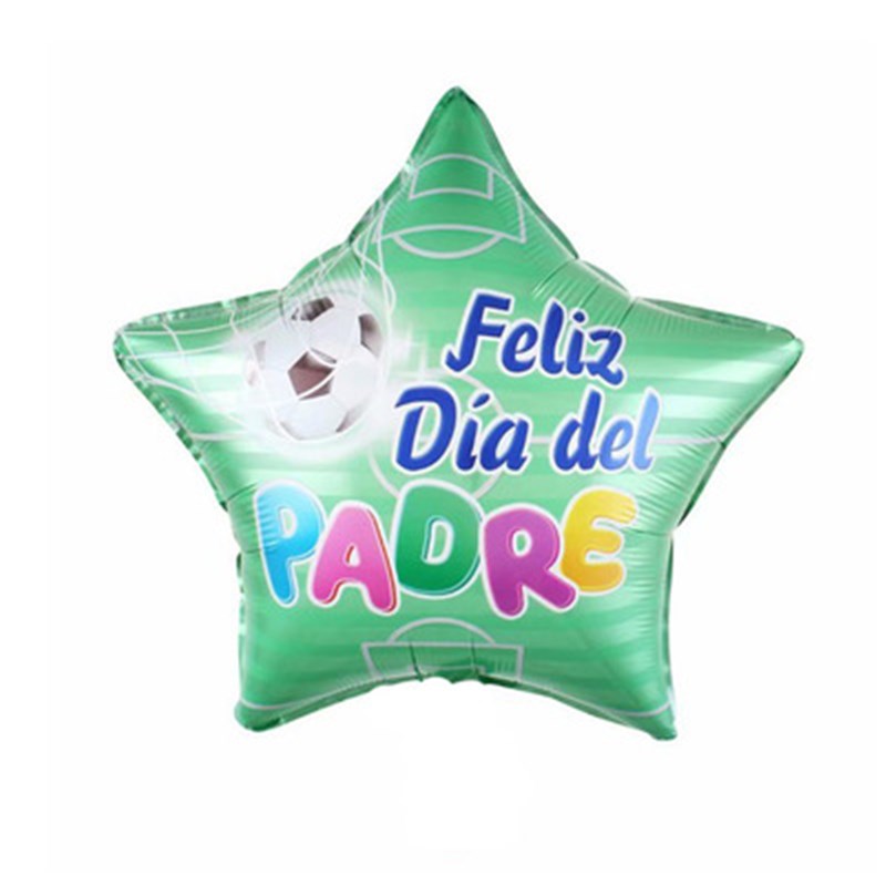 von 18-Zoll spanischen glücklichen Vatertag Luftballons Feliz Dia Super Dad Helium Balloons Vater Vater Mutter Party Dekoration