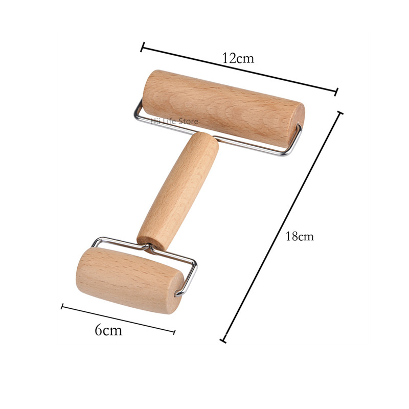 Double-headed Wood Clay Roller Pottery Rolling Pin Modeling Tool Mud Sheet Forming Stick DIY Ceramics Carving Sculpture Tools