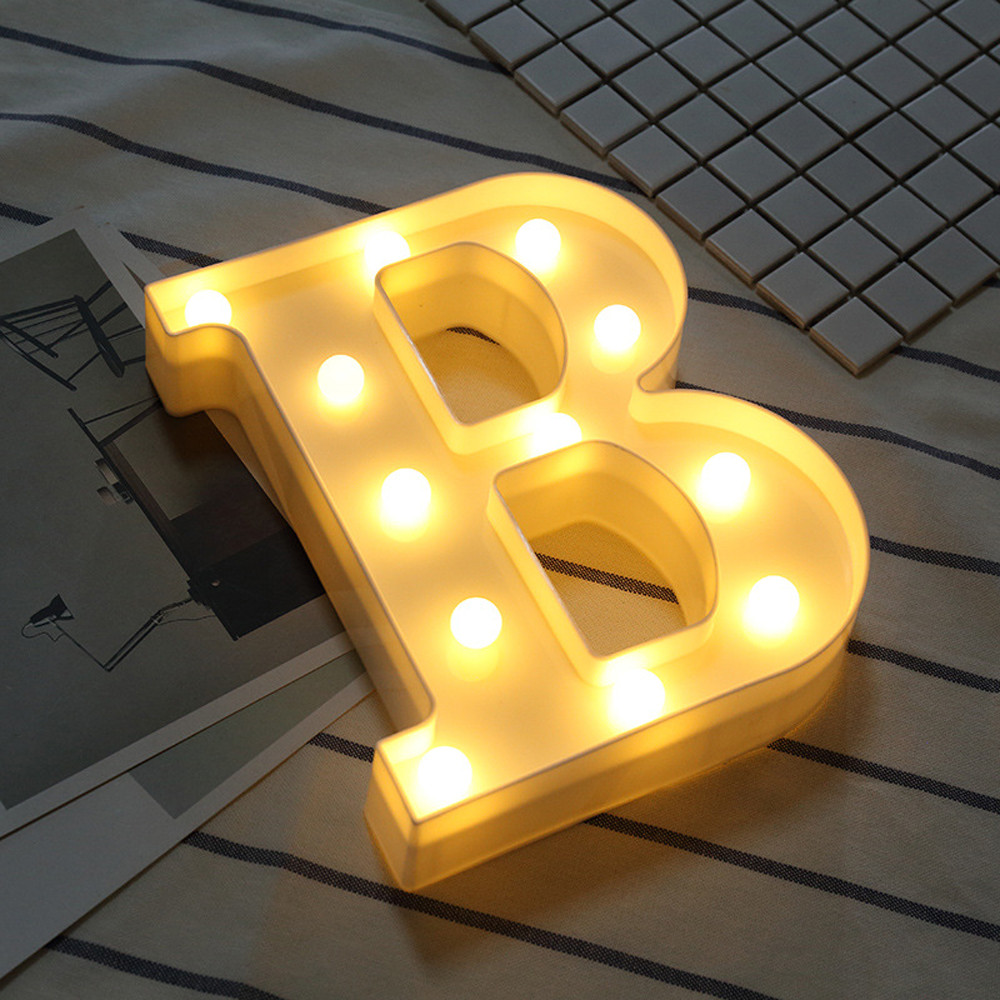 LEMOININ LED LED LIGHT ENGLISH ALPHABET LIGHT LIGHT LIGH