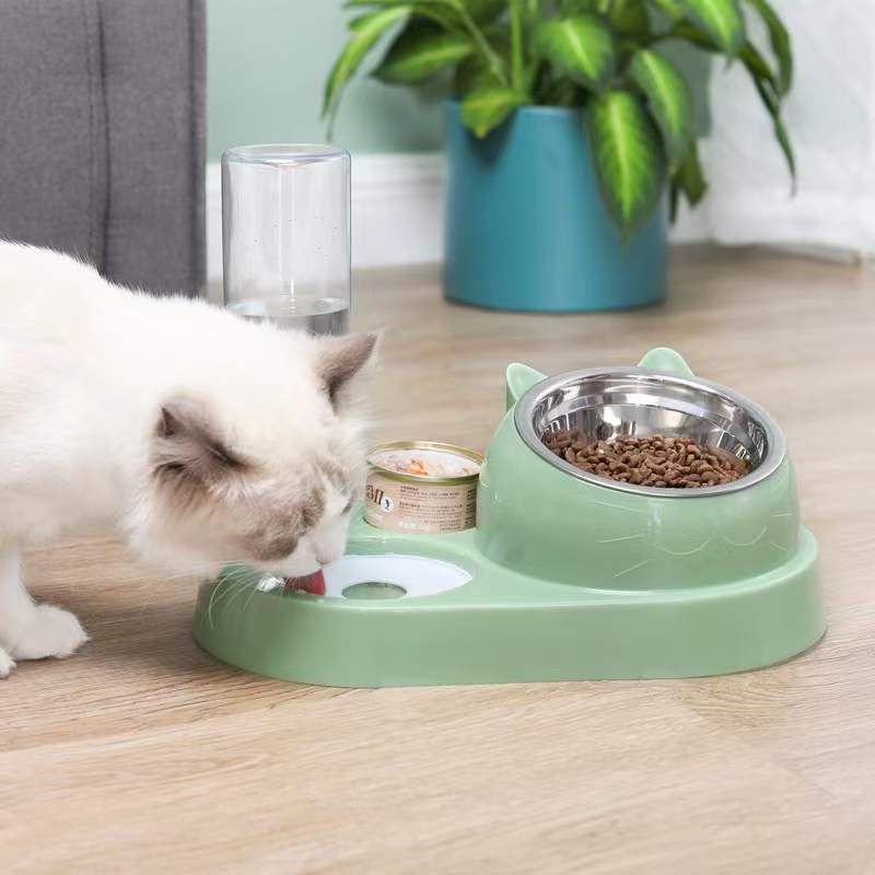 500 ml automatische kattenkom water Dispenser Wateropslag Pet Dog Cat Food Bowl Voedselcontainer met waterpet Waterwatervoeder