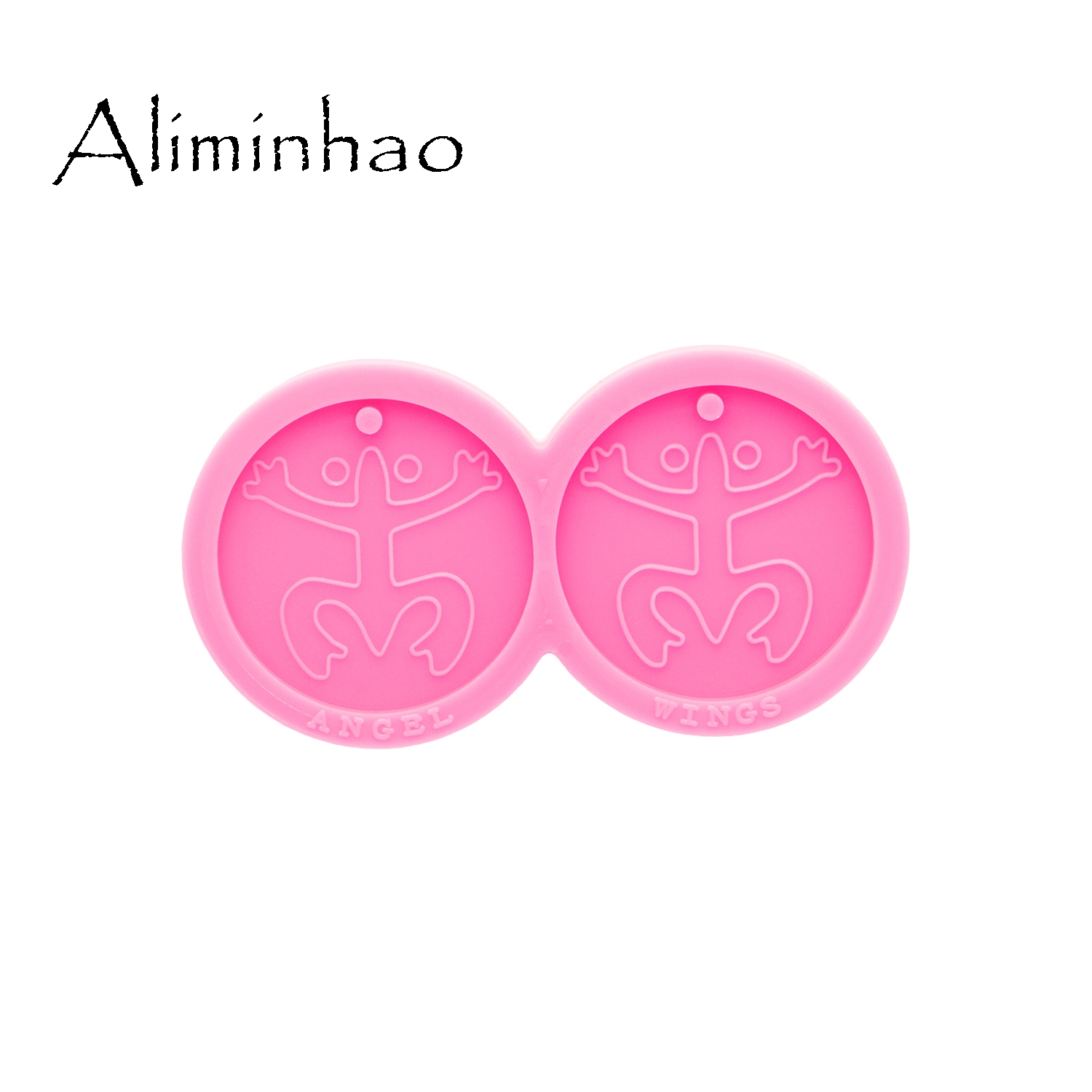 Dy0781 S/M Super Glossy Coqui Taino Earring M stampo, portachiavi artigianali di stampo di resina, stampo in silicone bandiera PR gioielli fai -da -te che rendono epossidico