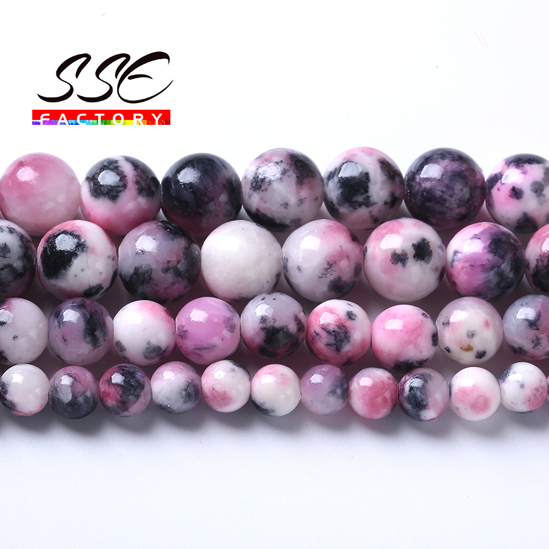 Mescola color jades in pietra persiana rotonde perle sciolte gioielli che producono bracciali fai -da -te collane accessori 6 8 10 12mm 15 