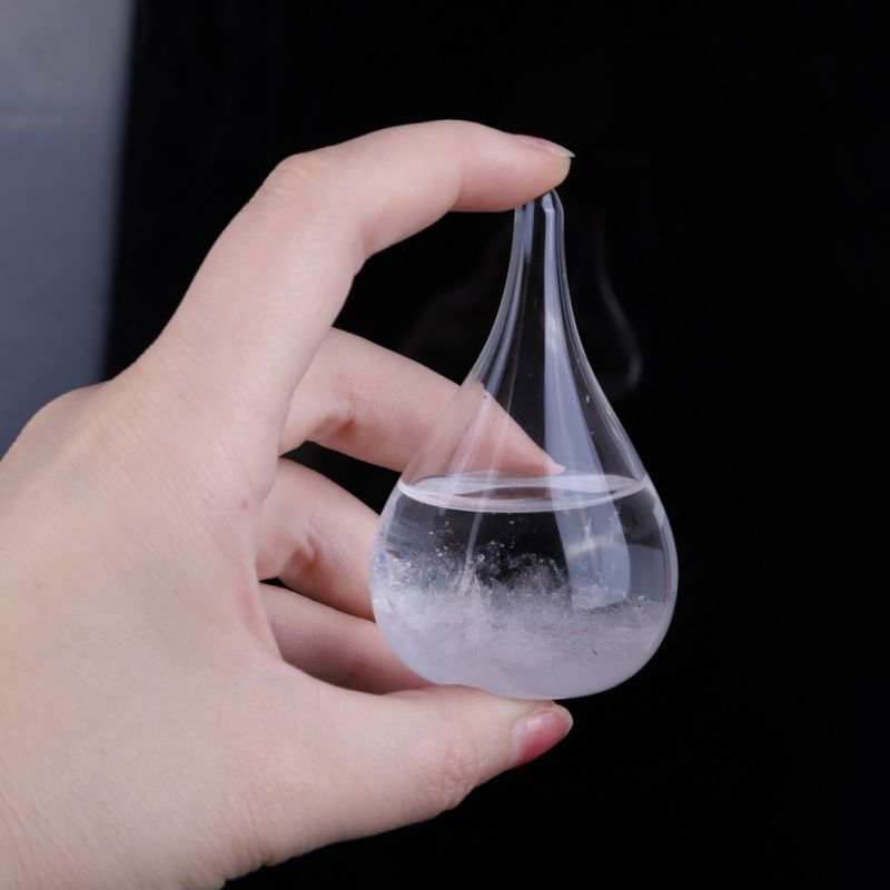 Droplet trasparente Storm Glass Glass Drop Previection Predittore Barometro BOTTO POTTO CASA DESKTOP ELEGGIO