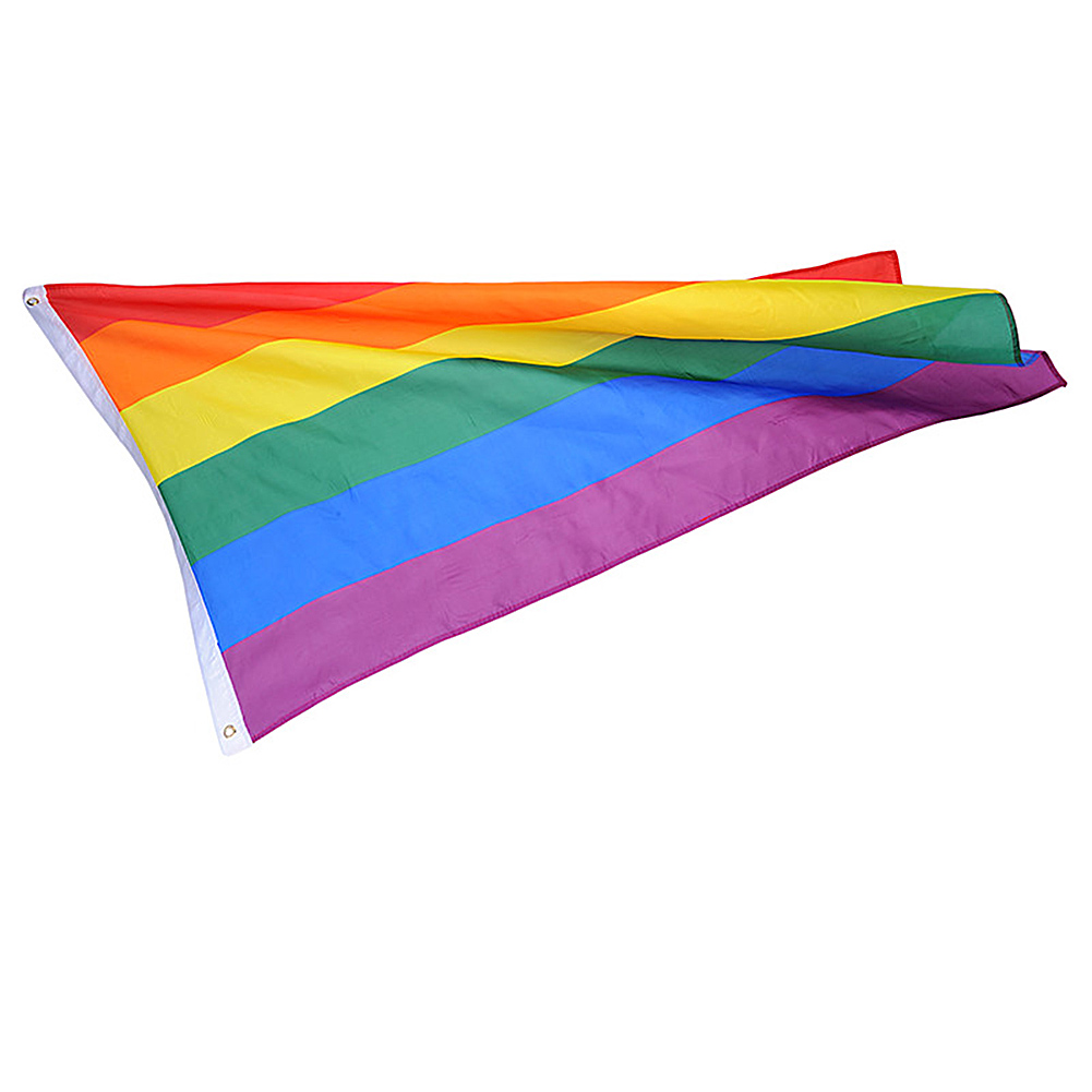 Miłość nie ma płci 90 * 60cm Gay Pride Love Rainbow Flag for Homosexual Philadelphia Philly LGBT