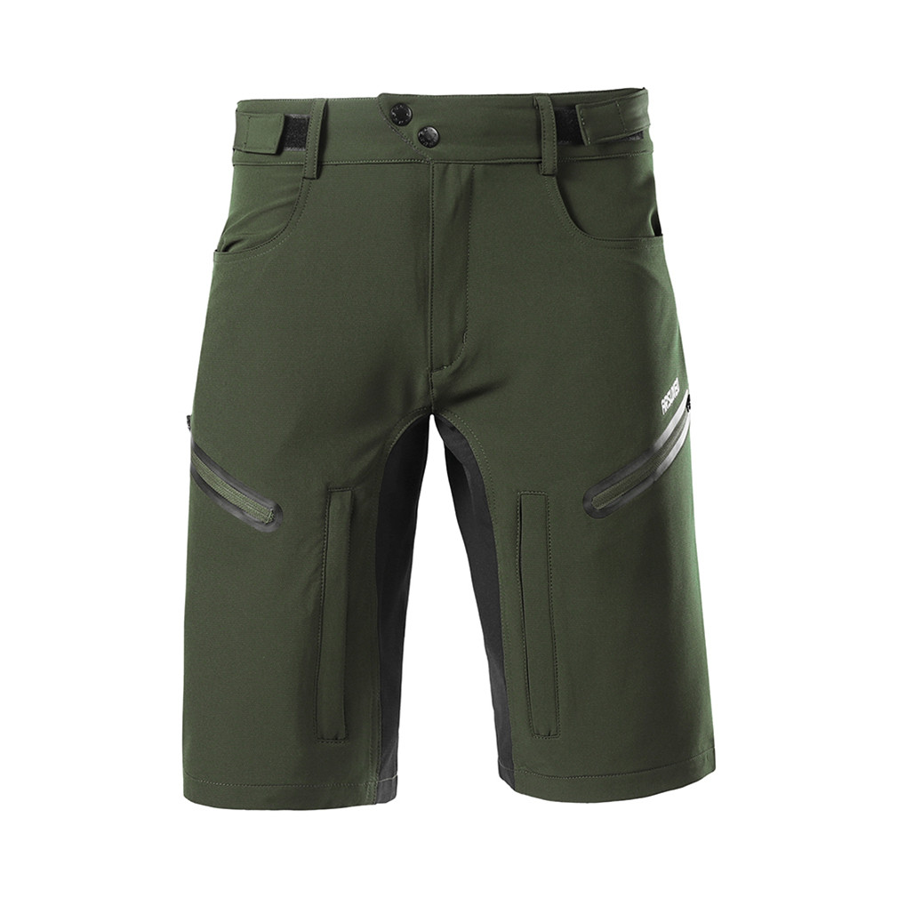 Novos masculinos de ciclismo de ciclismo solto de bicicleta de bicicleta rápida Shorts de carga seca ao ar livre esportes de calças curtas respiráveis