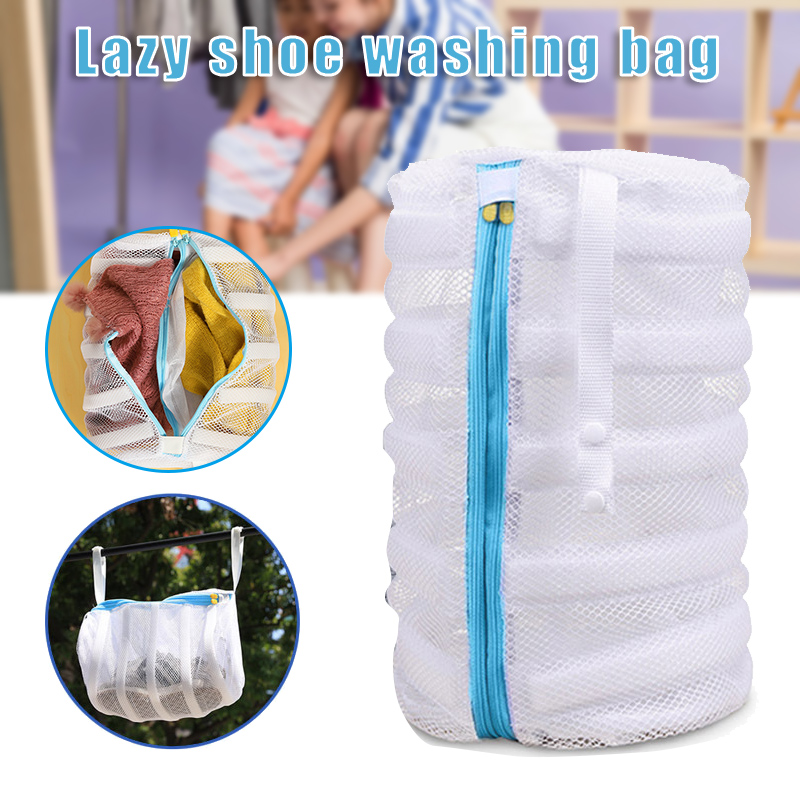 NEW Lazy Shoes Washing Bags Washing Bags for Shoes Underwear Bra Shoes Airing Dry Tool Mesh Laundry Bag Protective Organizer