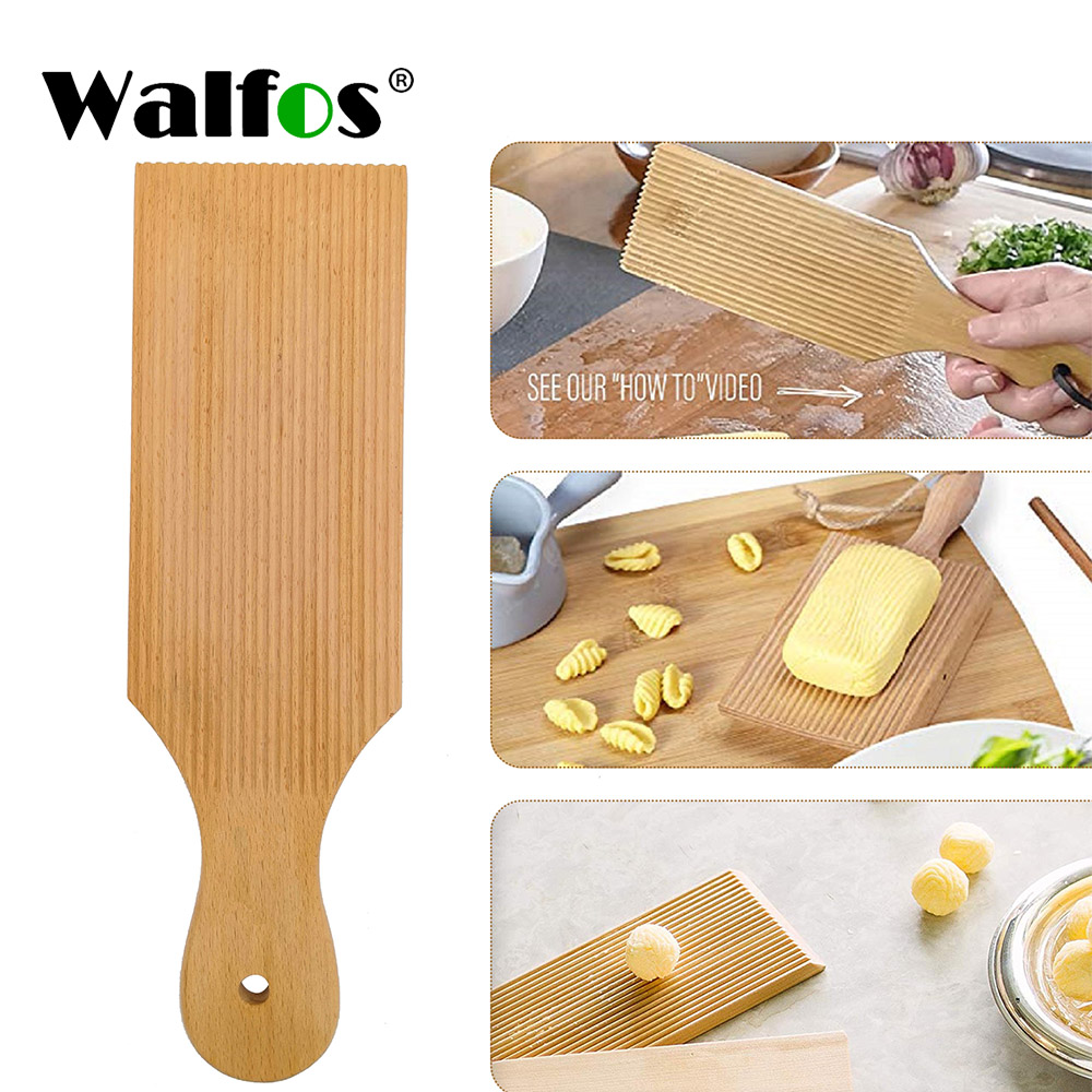 Walfos nudlar trä smörbord och popsicles gör lätt autentisk hemlagad pasta och non-stick smörpastabräda