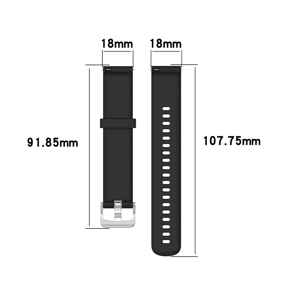 18mm Watch Strap for Venu 2S/ GarminMove 3s/ TicWatch C2 Rose Golden Wristband for Fossil Q Gen 4 Venture HR Band Smartwatch