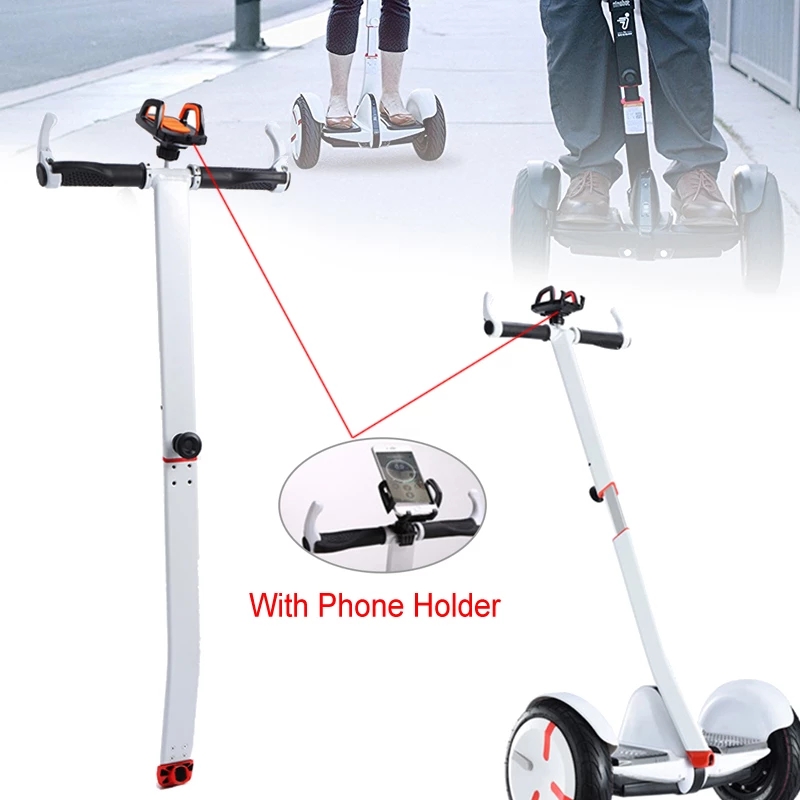 Self-balance Electric Scooter Adjustable Handlebar With Phone Holder Bracket Mount T-shape Handle Handlebar For Ninebot MINI PRO