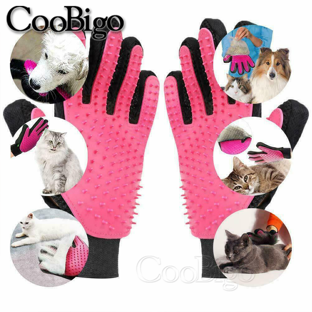 Silicone pour animaux de compagnie chats gants de toilettage