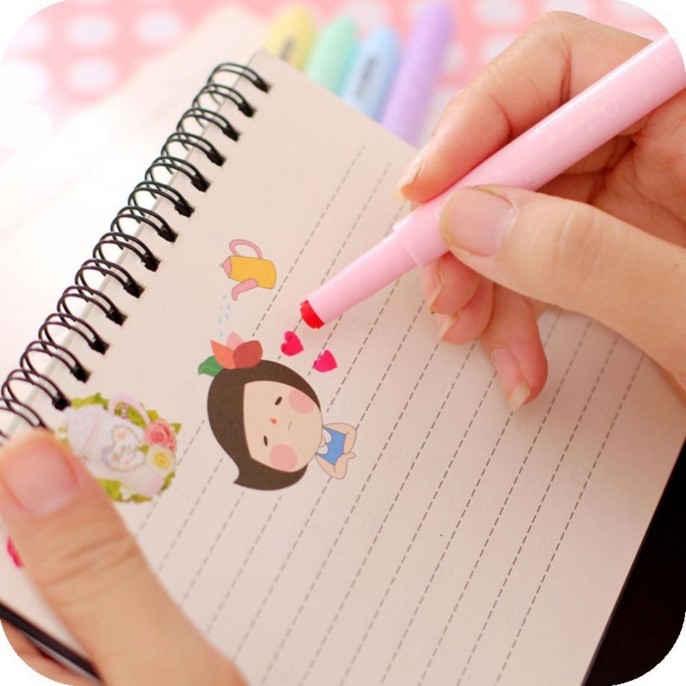 Candy Candy Color Highlighters Pen Pen Marcking Pen Stationery Office Highlighters Gifts for Kid Children