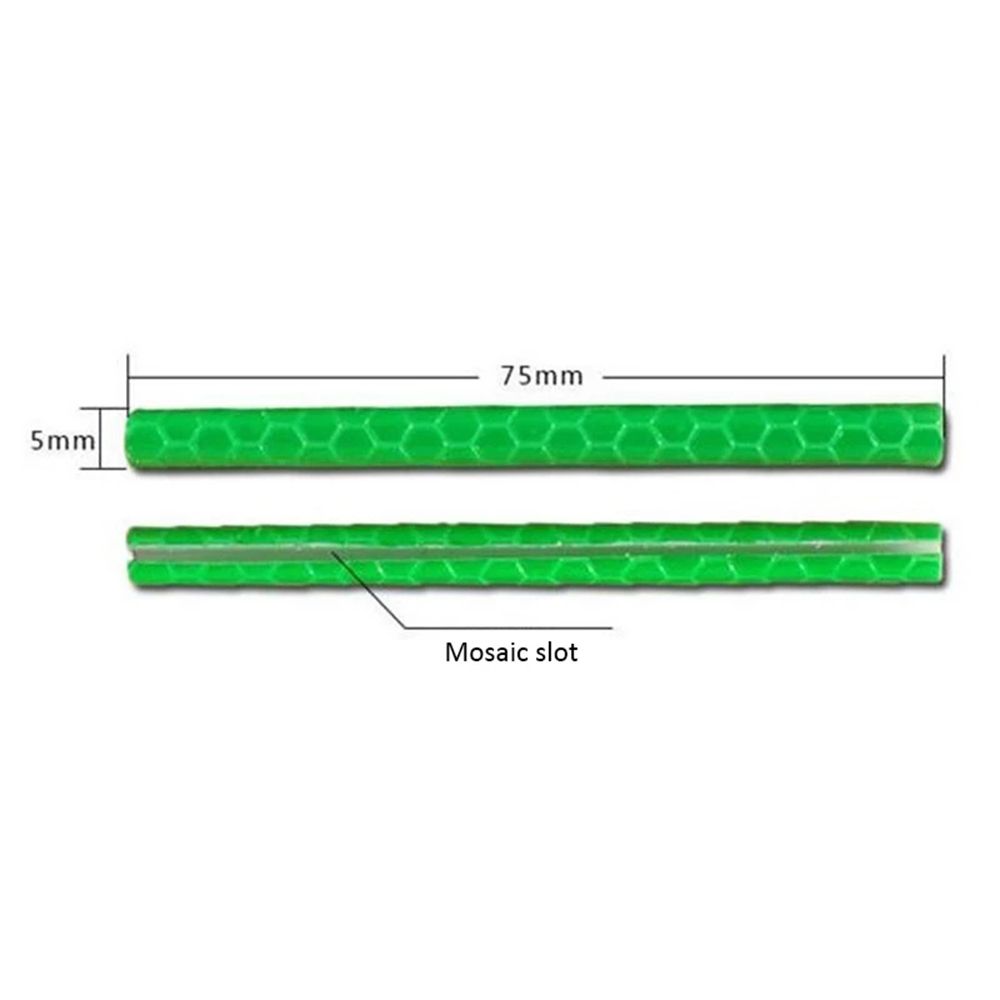 Sécurité Avertissement Clip léger tube de vélo de vélo de vélo de vélo de vélo de vélos Réflecteurs de roue Rim Brouille de tubes réfléchissants Clip sur