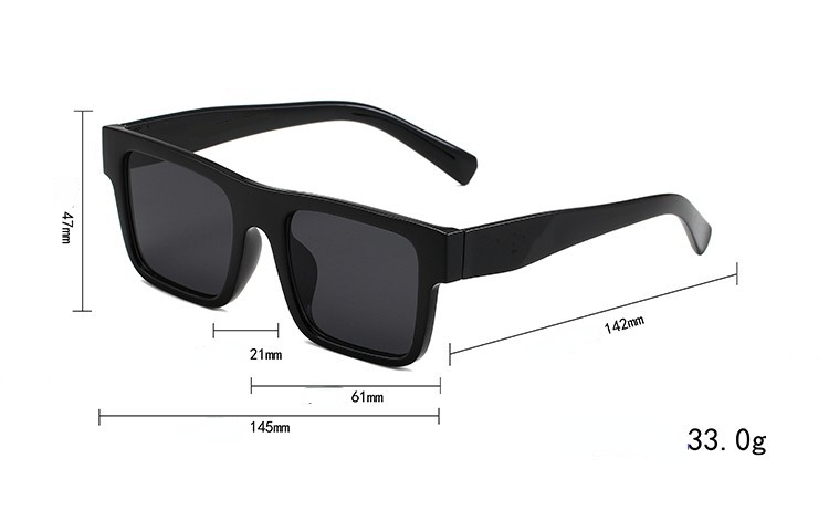 Unisex Designer zonnebril 19 Nieuwe zonnebril Mode bril Europees en Amerikaans groot frame zonnebril