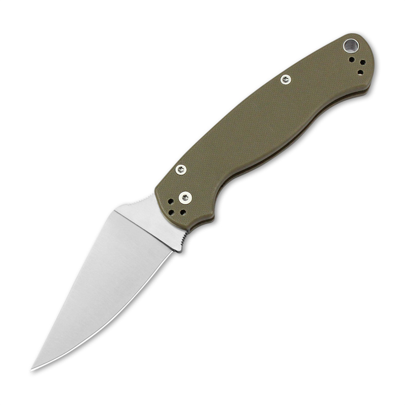 8.3inch Black/blue/green/orange G10 Handles GT-SPC81 folding knife Copper washer blade material440 steelCraft stone washing