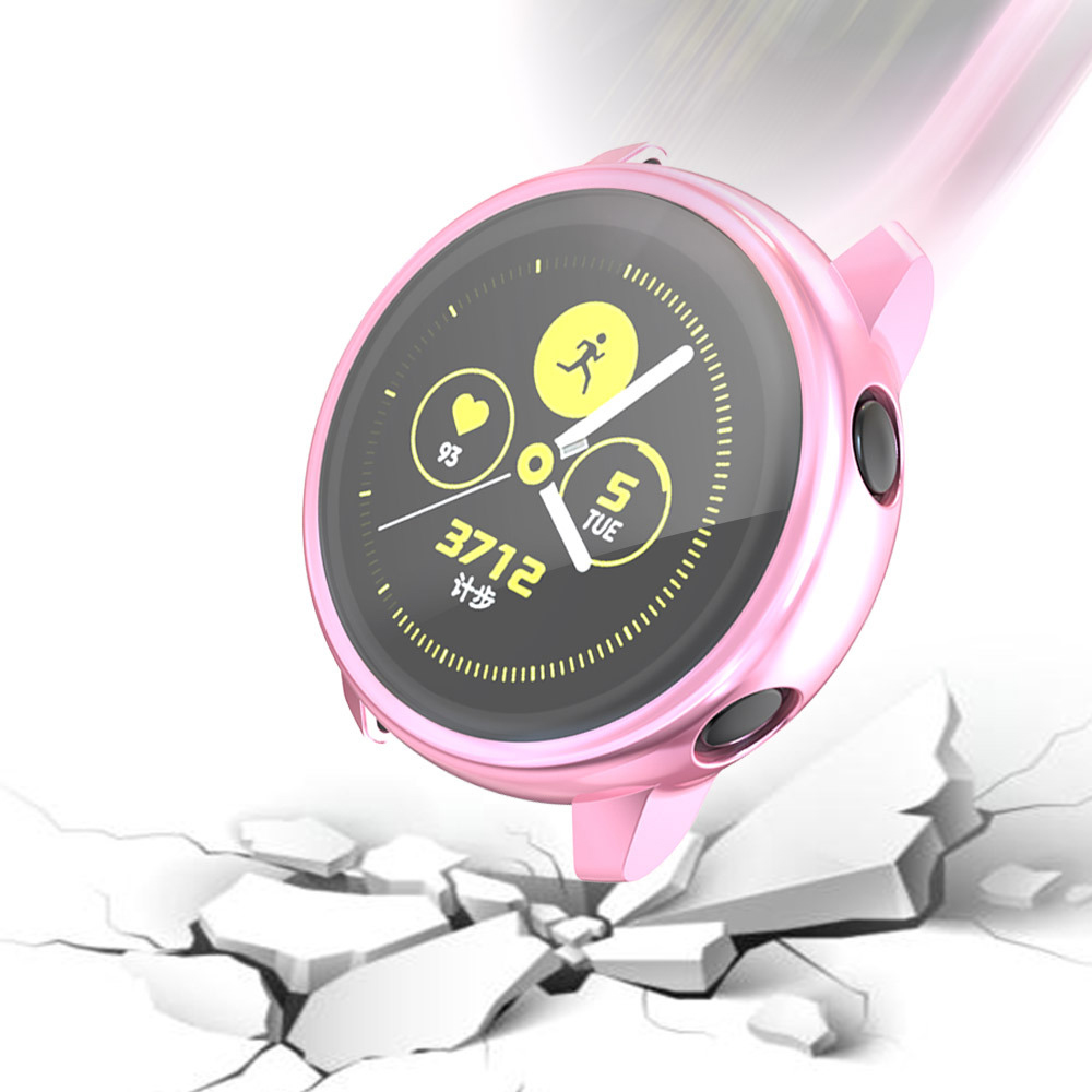 Samsung Galaxy WatchのスクリーンプロテクターケースActive 1 Ultra Slim Soft TPUウォッチカバーSM-R500保護バンパーシェル