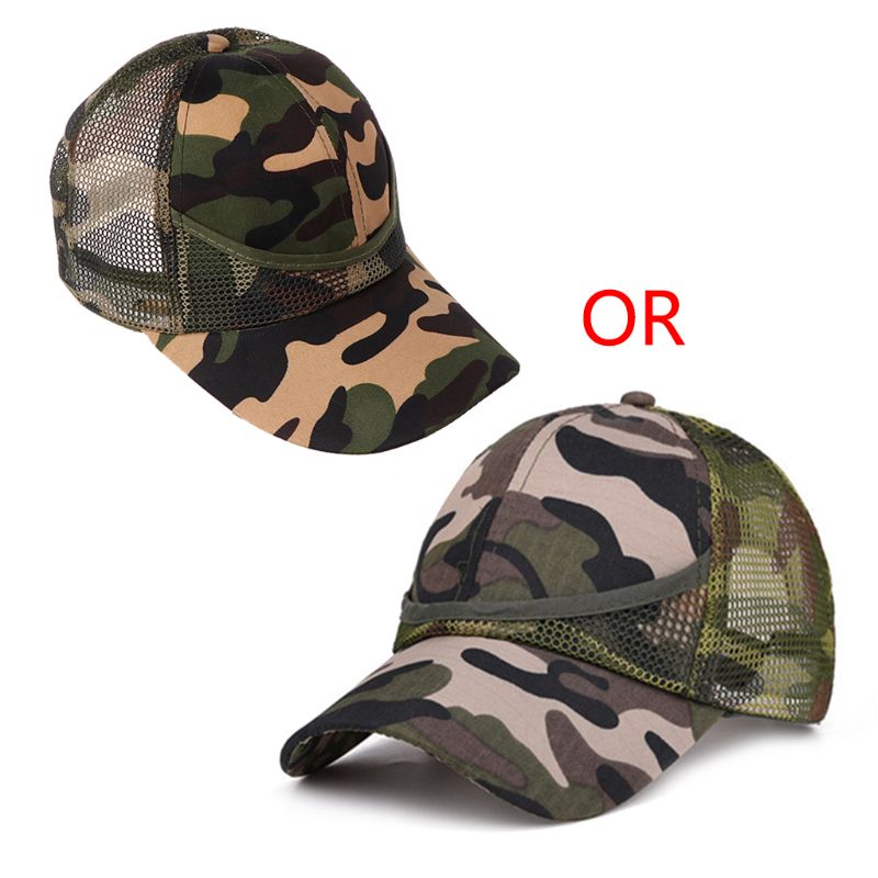 3-12 ans Camouflage extérieur bébé garçon mesh Baseball Cap Kids Cap d'été automne pour garçons caps nets net cap kid chapeau hiphop chapeau